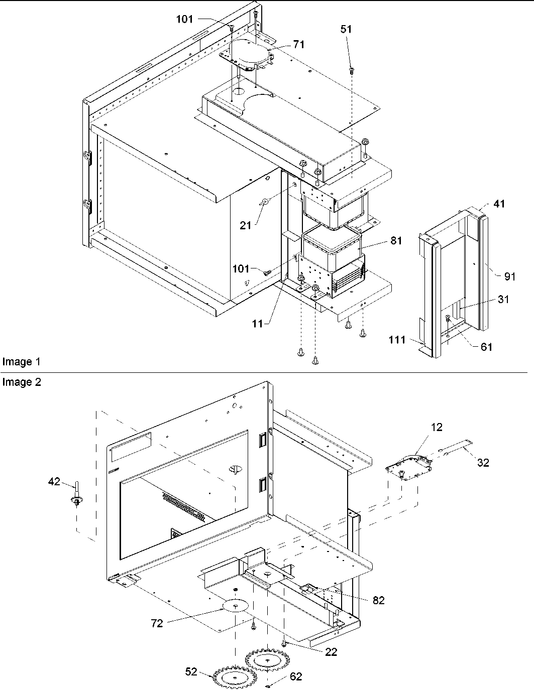 Oven cavity assy