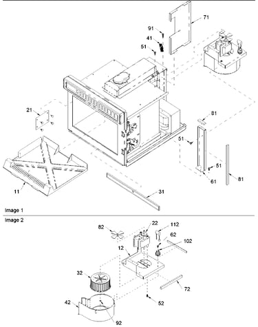 Splash shield & blower assy