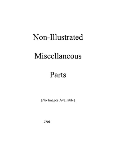Miscellaeous information
