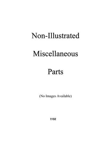 Miscellaeous information