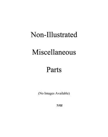 Miscellaeous information