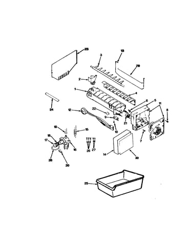Ice maker section