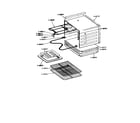 Maytag LCNE200 oven assembly diagram
