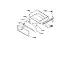 Maytag GCRG800 broiler drawer diagram