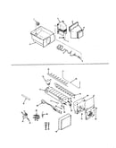 Ice maker and bin