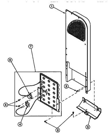 Heater box assy originally on elec dryer