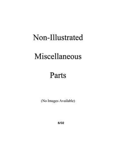 Miscellaeous information