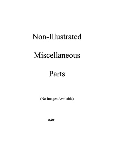 Miscellaeous information