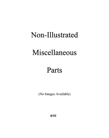 Miscellaeous information