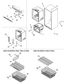 Interior cabinet & freezer shelving