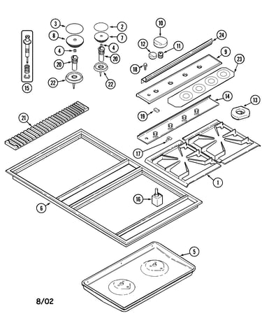 Top assembly