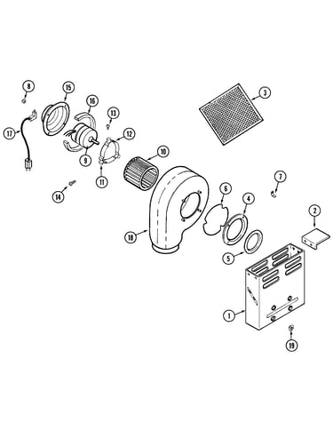 Blower plenum