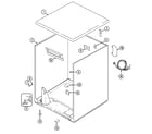 Crosley CDG8000W cabinet diagram