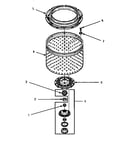 Clothes guard/washtub/lint filter & hub