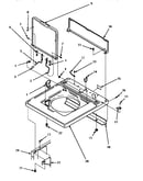Cab top/loading dr & ctrl hood rear pan