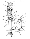 Motor, mtg brkt, belt, pump & idler assy