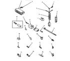 Amana LWM423L-P1176404WL power cord & terminals diagram