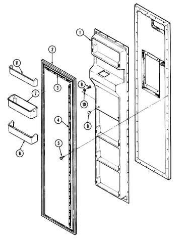 Freezer inner door