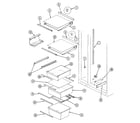 Maytag GS24X8DV-DR83B shelves & accessories diagram