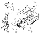 Norge NT177NW optional ice maker diagram