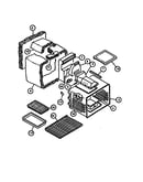 Broil box/inner oven cavity