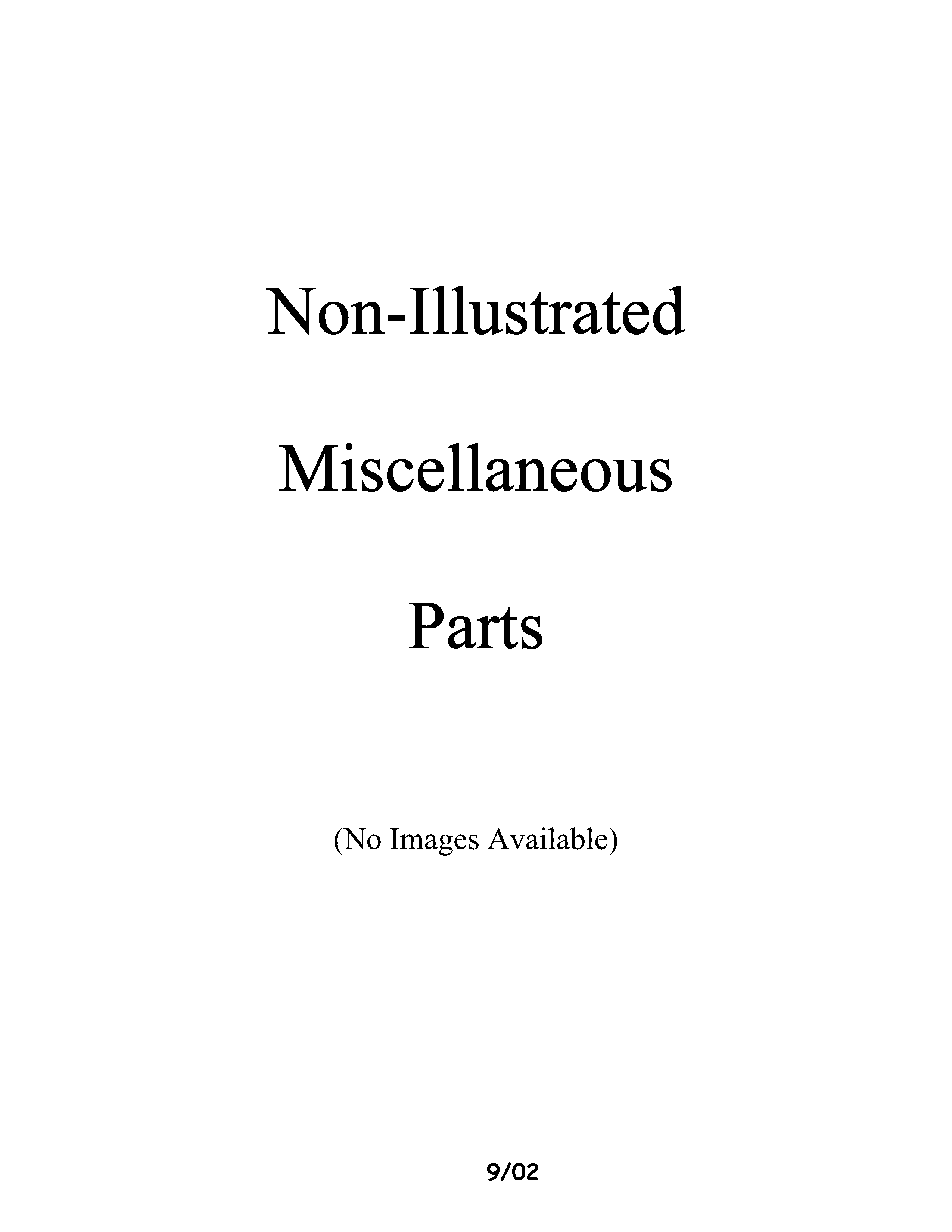 Miscellaeous information