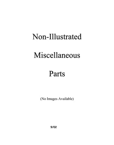 Miscellaeous information