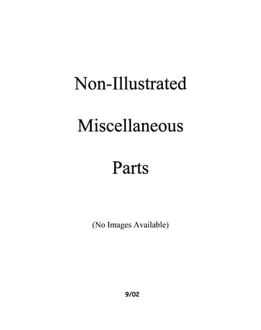 Miscellaeous information