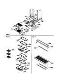 Shelving and crispers