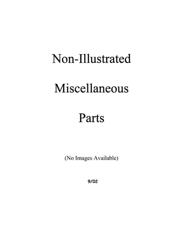Miscellaeous information