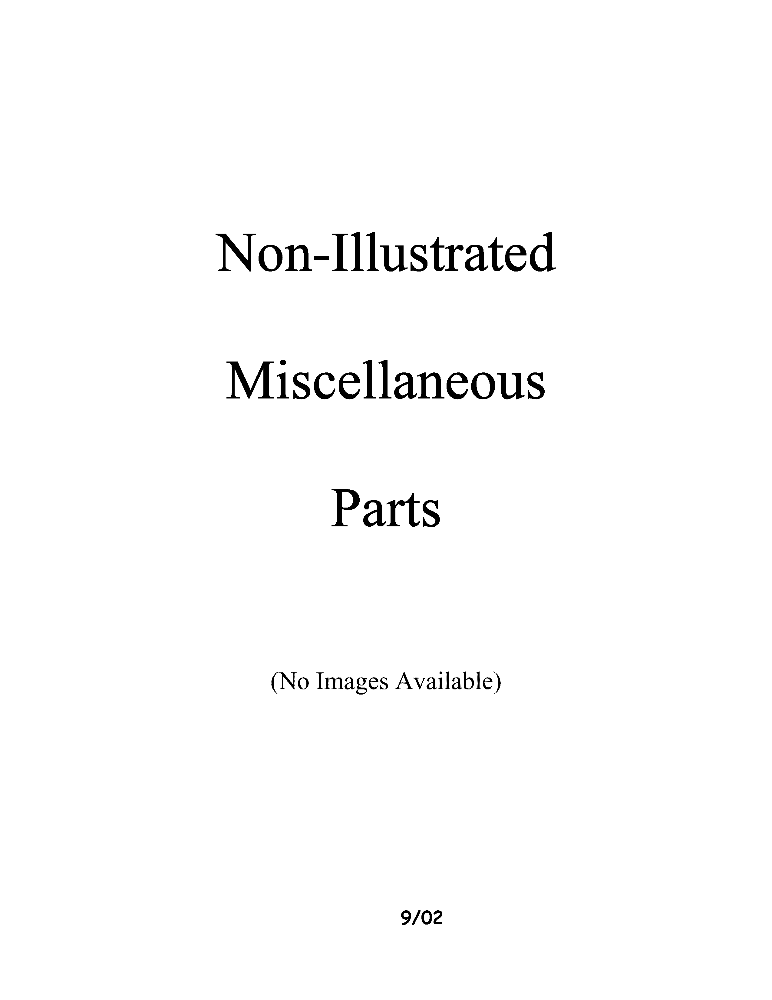Miscellaeous information