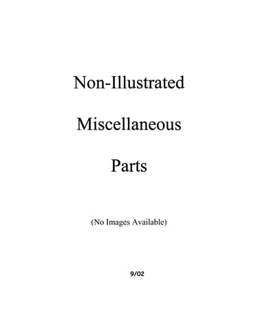 Miscellaeous information