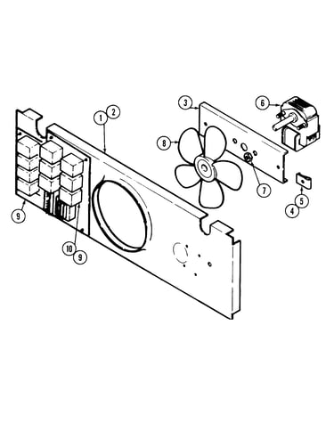 Blower motor (cooling)