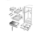 Maytag CNT23X8-CL92A shelves & accessories diagram