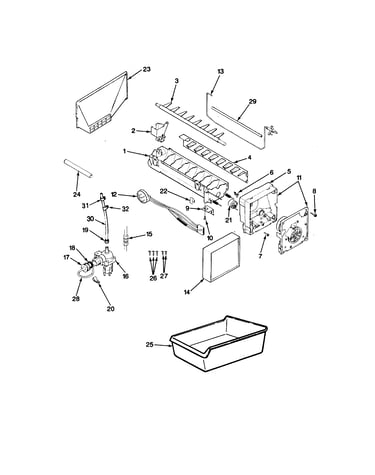 Optional ice maker kit-imkss1
