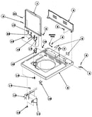 Cab top/loading dr & ctrl hood rear pan