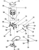 Motor, mtg brkt, belt, pump & idler assy