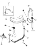 Drain hose and siphon break