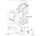 Amana ALW895SAC-PALW895SAC base, cabinet, front and special tools diagram