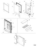 Refrigerator door