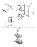 Interior cabinet & freezer shelving