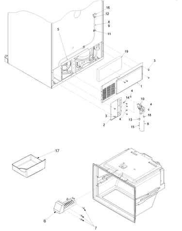Cabinet back