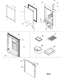 Refrigerator door