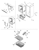 Interior cabinet & freezer shelving