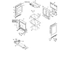 Amana DCF4205AW-PDCF4205 cabinet diagram