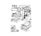 Maytag CDNS24V9A-BR86A fresh food compartment diagram
