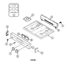 Magic Chef 3101WTW top assembly diagram