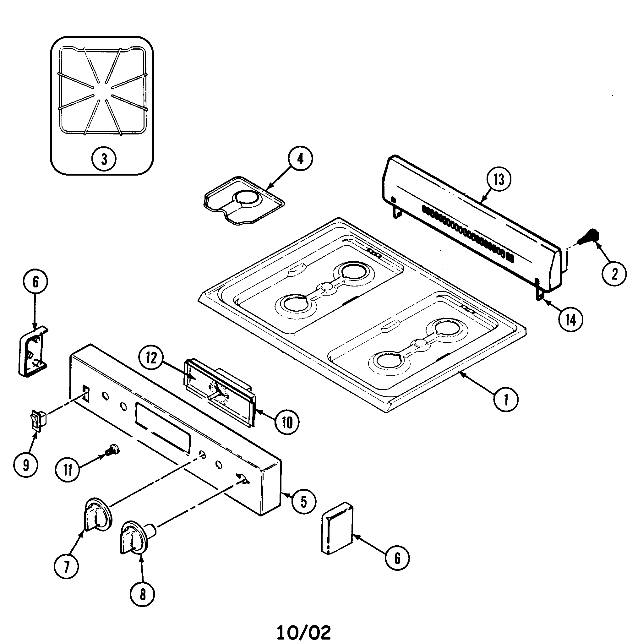Top assembly
