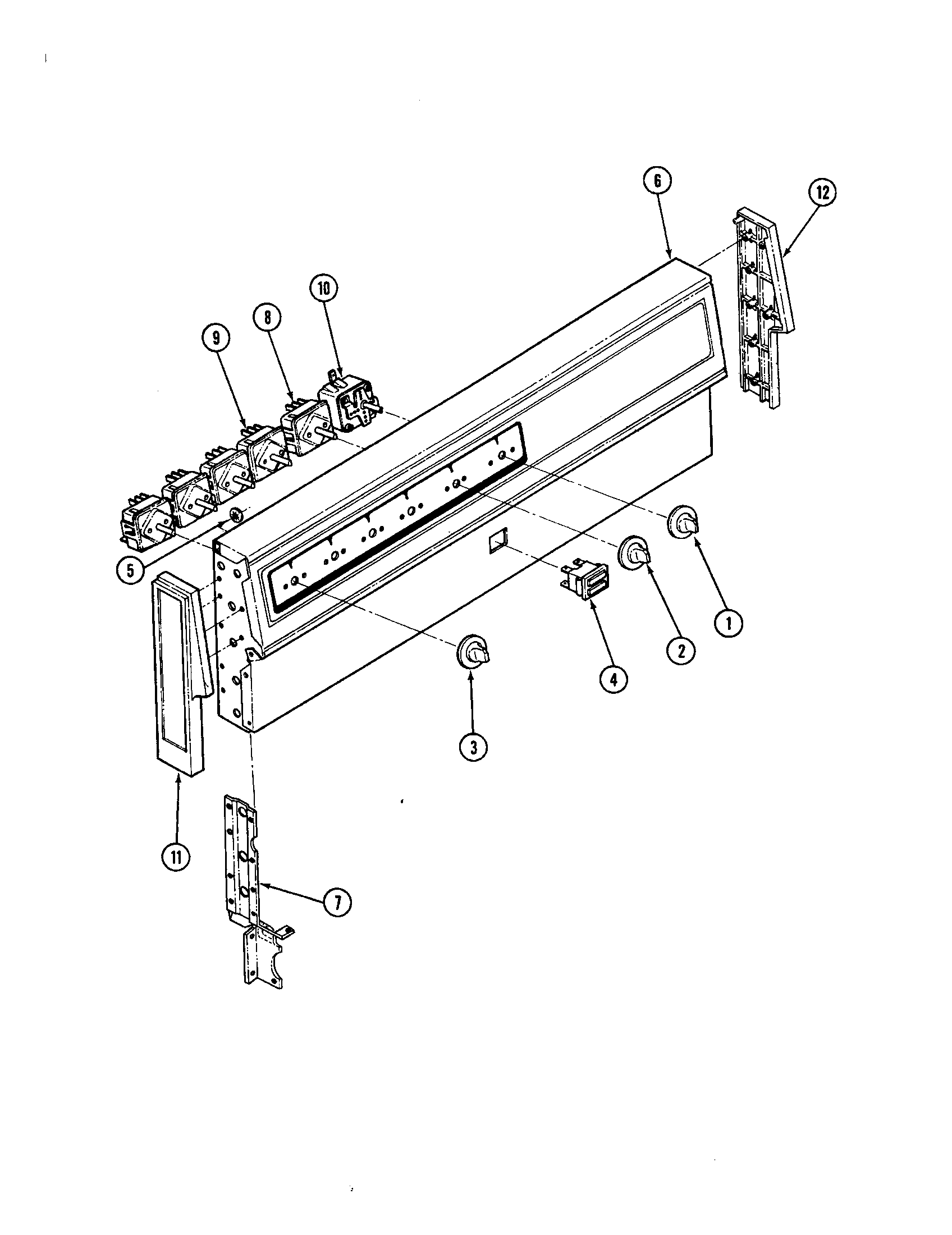 CONTROL PANEL (COLORS B,G,K)