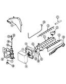 Optional ice maker kit (ice)